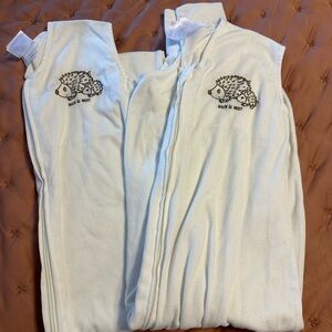 Bundle of Halo walker Sleeper Sack with Hedgehog Embroidery - cream